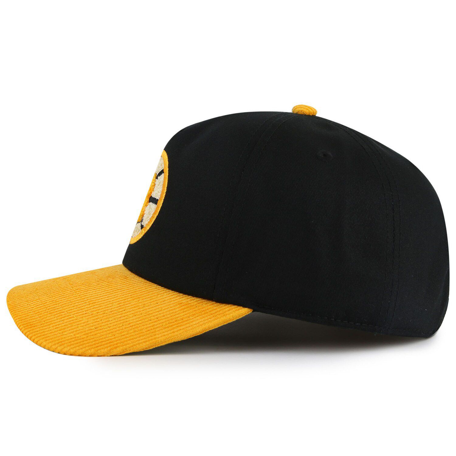 American Needle Boston Bruins Snapback Hat - Men's Black & Gold, One Size Fits All, Snap Closure - View #6