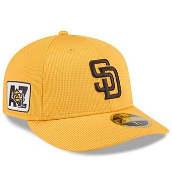 Men's New Era Gold San Diego Padres 2025 Spring Training Low Profile 59FIFTY Fitted Hat
