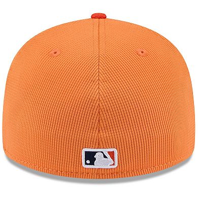 Men's New Era Orange Houston Astros 2025 Spring Training Low Profile 59FIFTY Fitted Hat