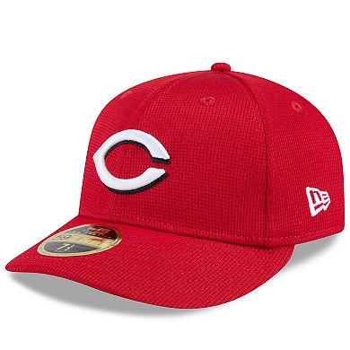 Men's New Era Red Cincinnati Reds 2025 Spring Training Low Profile 59FIFTY Fitted Hat
