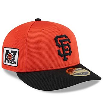 Men's New Era Orange/Black San Francisco Giants 2025 Spring Training Low Profile 59FIFTY Fitted Hat