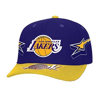 Men's Mitchell & Ness Purple/Gold Los Angeles Lakers AS2K Stars Pro Crown Adjustable Hat