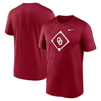 Men's Nike Crimson Oklahoma Sooners Legend Baseball Icon Performance T-Shirt