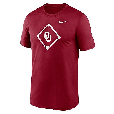 Men's Nike Crimson Oklahoma Sooners Legend Baseball Icon Performance T-Shirt
