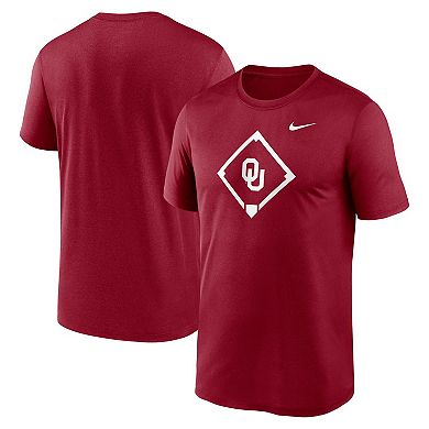 Men's Nike Crimson Oklahoma Sooners Legend Baseball Icon Performance T-Shirt