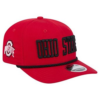 Men's New Era Red Ohio State Buckeyes 9SEVENTY Stretch-Snap Adjustable Hat