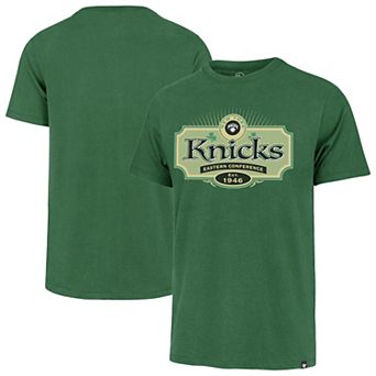 Men's '47 Green New York Knicks Lucky Team Franklin T-Shirt