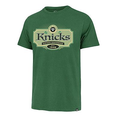 Men's '47 Green New York Knicks Lucky Team Franklin T-Shirt