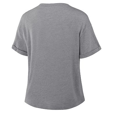 Women's Fanatics Heather Gray Dallas Cowboys Tri-Blend T-Shirt