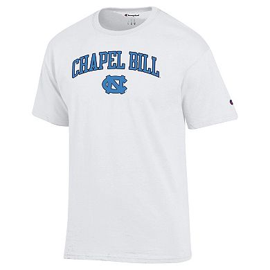 Men's Champion White North Carolina Tar Heels Chapel Bill T-Shirt