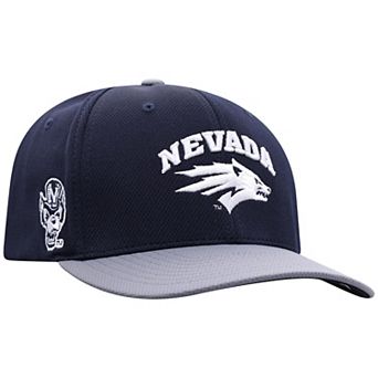 Men's Top of the World True Navy Nevada Wolf Pack Reflex Fitted Hat