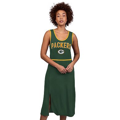 Women's G-III 4Her by Carl Banks Green Green Bay Packers Center Field Maxi Dress