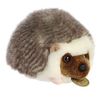 Aurora Small Brown Miyoni 6.5" Hedgehog Realistic Stuffed Animal