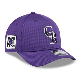 Men's New Era Purple Colorado Rockies 2025 Spring Training 9FORTY Adjustable Hat