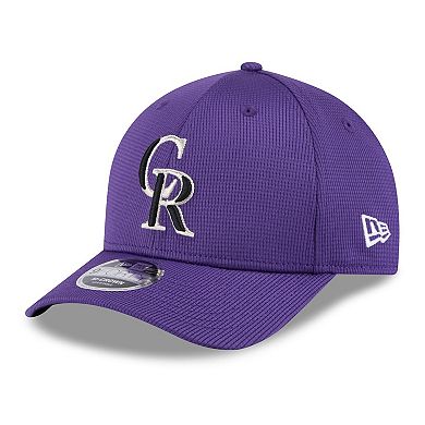 Men's New Era Purple Colorado Rockies 2025 Spring Training 9FORTY Adjustable Hat
