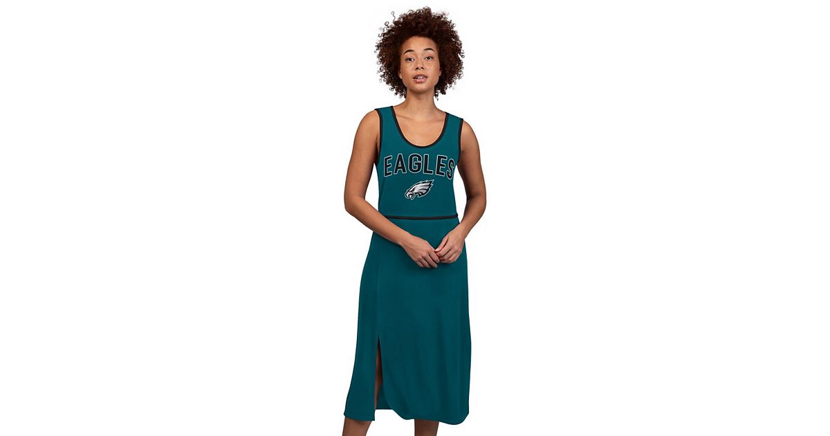 women's philadelphia eagles dress WEAR By Erin Andrews Chevron Stripe this nightshirt features screen print graphics that proudly display the Ravens logo Eagle - Philly Sports Ladies