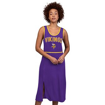 Women's G-III 4Her by Carl Banks Purple Minnesota Vikings Center Field Maxi Dress