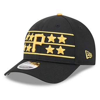 Men's New Era Black Pittsburgh Pirates 2025 Batting Practice 9FORTY M-Crown Adjustable Hat