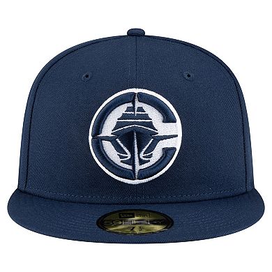 Men's New Era Navy LA Clippers 59FIFTY Fitted Hat