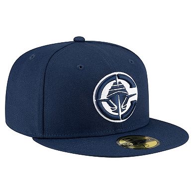 Men's New Era Navy LA Clippers 59FIFTY Fitted Hat