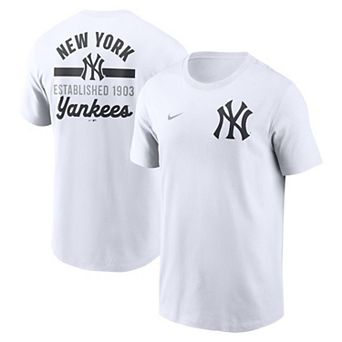 Men's Nike White New York Yankees 2-Hit T-Shirt