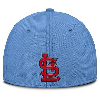Men's Nike Light Blue/Red St. Louis Cardinals Rise Swoosh Performance Flex Hat
