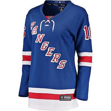 Women's Fanatics Vincent Trocheck Blue New York Rangers Home Breakaway Player Jersey