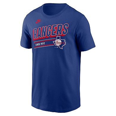 Men's Nike Royal Texas Rangers Cooperstown Collection Retro T-Shirt