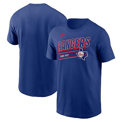 Men's Nike Royal Texas Rangers Cooperstown Collection Retro T-Shirt