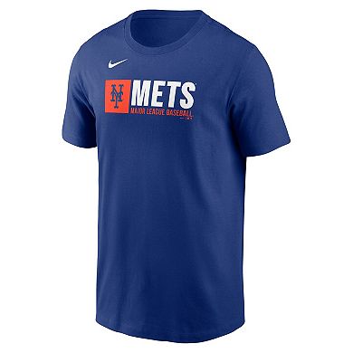 Men's Nike Royal New York Mets Team Block T-Shirt