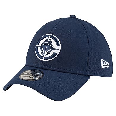 Men's New Era Navy LA Clippers Logo 39THIRTY Flex Hat