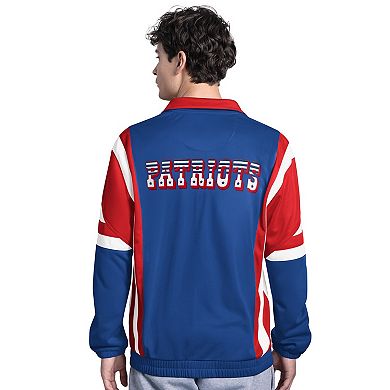 Men's Starter Navy New England Patriots Contender Vintage Logo Full-Zip Track Jacket