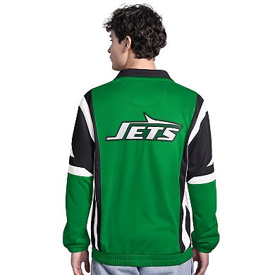 Men's�Starter Green New York Jets Contender Vintage Logo Full-Zip Track Jacket