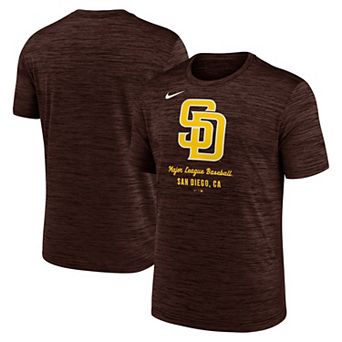 Men's Nike Brown San Diego Padres Velocity Performance T-Shirt