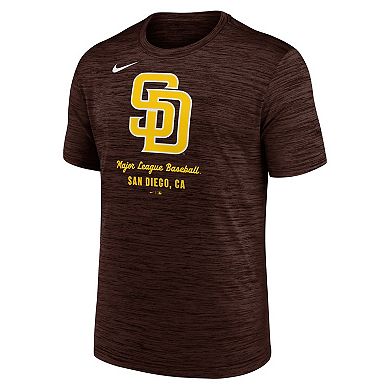Men's Nike Brown San Diego Padres Velocity Performance T-Shirt