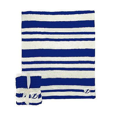 "Tampa Bay Lightning 50"" x 60"" Cable-Knit Throw Blanket"