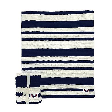 "Washington Capitals 50"" x 60"" Cable-Knit Throw Blanket"