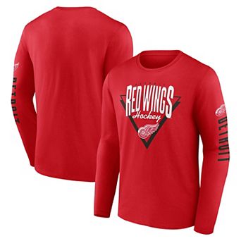 Men's Fanatics Red Detroit Red Wings Headline Long Sleeve T-Shirt