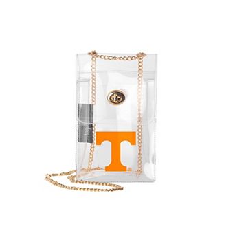 Logo Brands Tennessee Volunteers Clear Essential Crossbody Purse