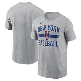 Men's Nike Heather Gray New York Mets Arched T-Shirt