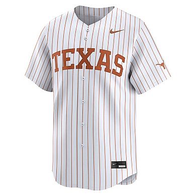 Men's Nike White Texas Longhorns Baseball Limited Jersey