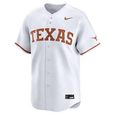 Men's Nike White Texas Longhorns Baseball Limited Jersey