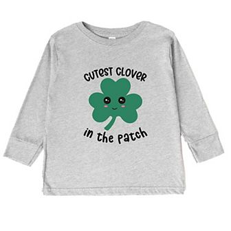 Cutest Clover Toddler Long Sleeve Graphic Tee