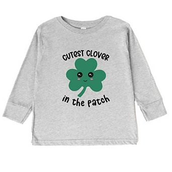 Cutest Clover Toddler Long Sleeve Graphic Tee