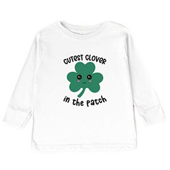 Cutest Clover Toddler Long Sleeve Graphic Tee