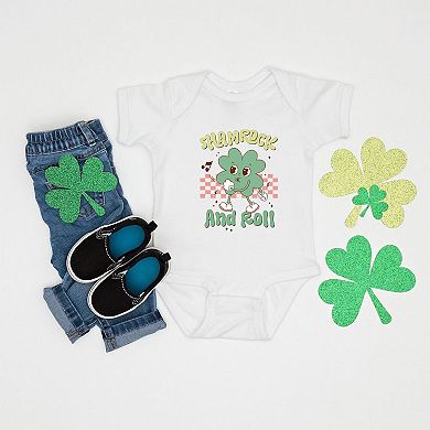 Shamrock And Roll Baby Bodysuit