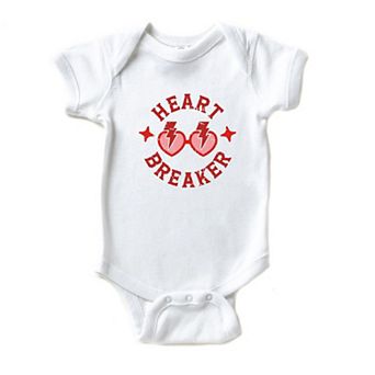 Heart Breaker Sunglasses Baby Bodysuit