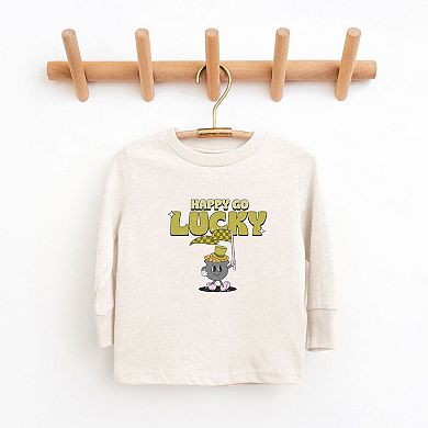 Happy Go Lucky Pot Of Gold Youth Long Sleeve Graphic Tee