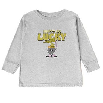Happy Go Lucky Pot Of Gold Youth Long Sleeve Graphic Tee
