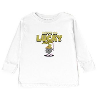 Happy Go Lucky Pot Of Gold Youth Long Sleeve Graphic Tee